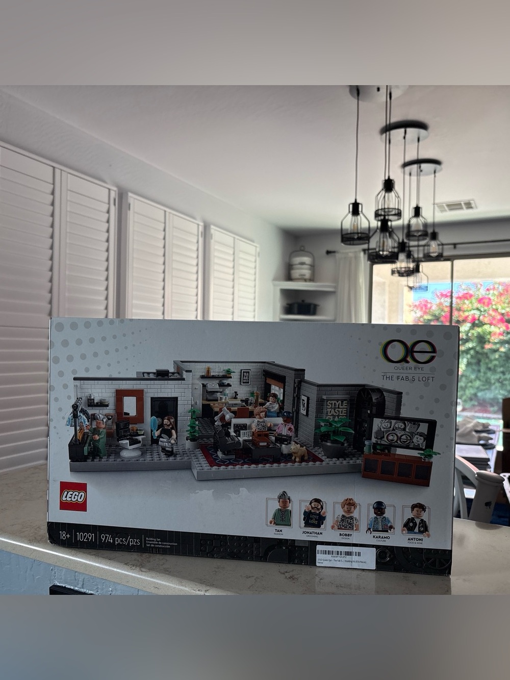 Retired Queer Eye Lego- The Fab 5 Loft 10291 Building Kit  NIB